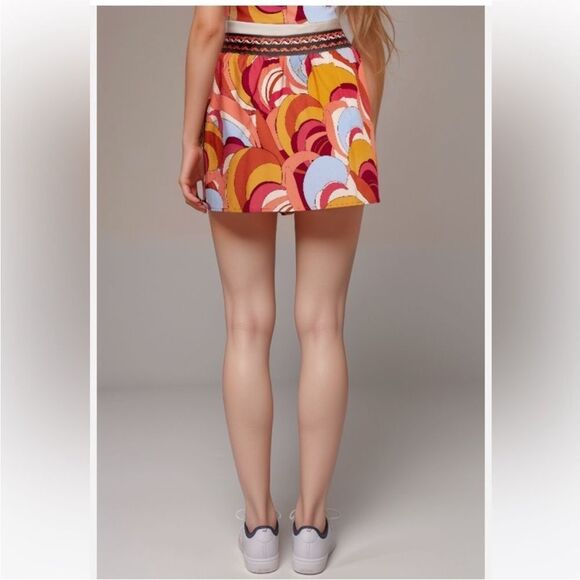 Johnny Was Active Colorful Patterned Women's Skirt, M - Picture 3 of 12